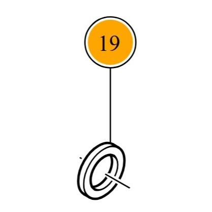 ~永銓工具~ HIKOKI H41SA3 減震器 #19 #原廠品 #C5-5 #374459-細節圖3