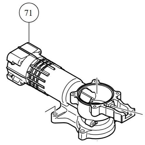 ~永銓工具~ HIKOKI H41SA3 汽缸曲柄箱 #71#原廠新品#C5-5#373274-細節圖3