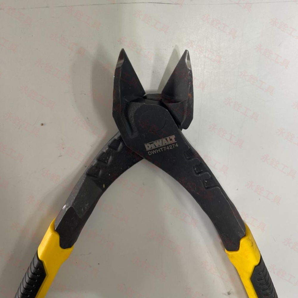 ~庫存出清~ DEWALT 8吋省力斜口鉗 拔釘功能 斜口鉗 拔釘 8吋 強力切割-細節圖3