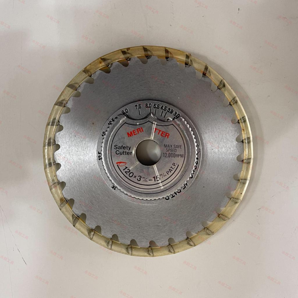 ~庫存出清~ 自在溝切圓鋸片 120X13X15H 活動式 鋸片 自在溝切 圓鋸片 開槽刀-細節圖2