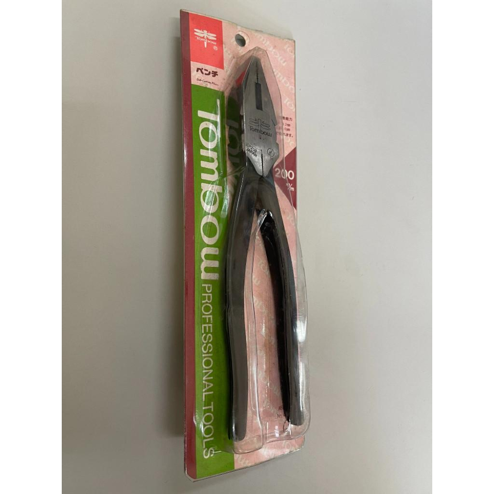 ~庫存出清~ 日本製造 TOMBOW 8吋鋼絲鉗 SCP200 全新未使用 手把無披覆 表面鏽斑 鉗子 鋼絲鉗 手工具-細節圖2