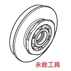 MAKITA牧田 DTD154 DTD170 DTD171 軸承蓋 #原廠品 #143976-9 #D7-3-細節圖2