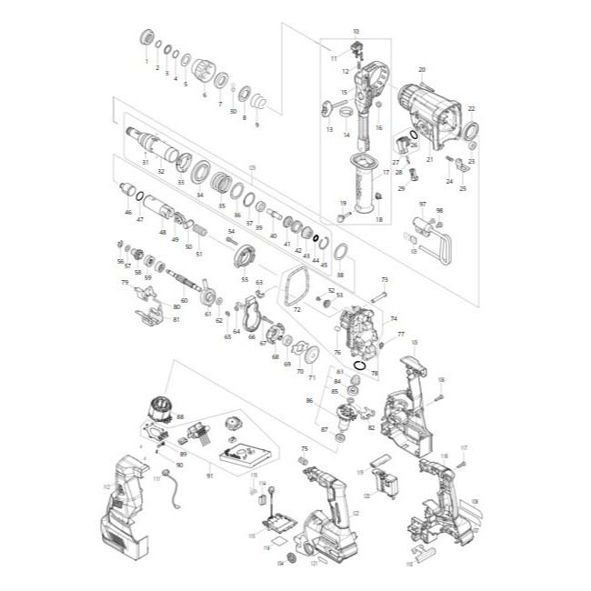 MAKITA牧田 HR001G HR002G HR003G HR004G #原廠品#619841-9#A9-10-細節圖5