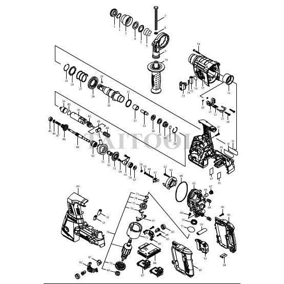 MAKITA牧田 DHR202 DHR263 DHR264 碳刷蓋 #原廠品 #643829-7 #C8-8-細節圖2