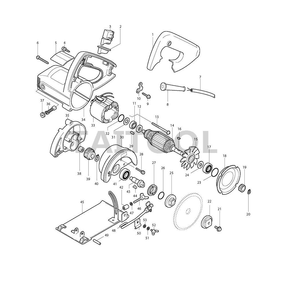 ~永銓工具~牧田MAKITA 4100NH 4100NH1 馬達座(副廠品)#F-細節圖2