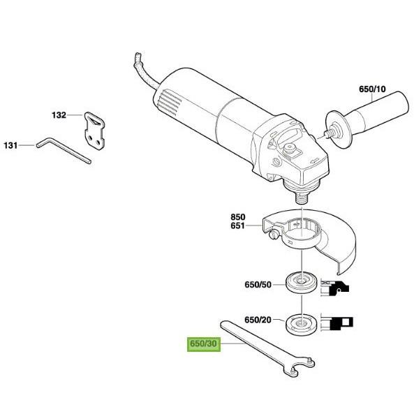 ~永銓工具~BOSCH GWS6-100 導氣環#30#C9-8#1 600 591 024-細節圖3