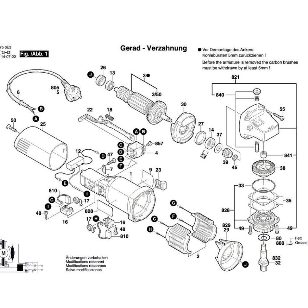 ~永銓工具~BOSCH GWS6-100 齒輪組#38 39#C9-8#原廠品-細節圖2