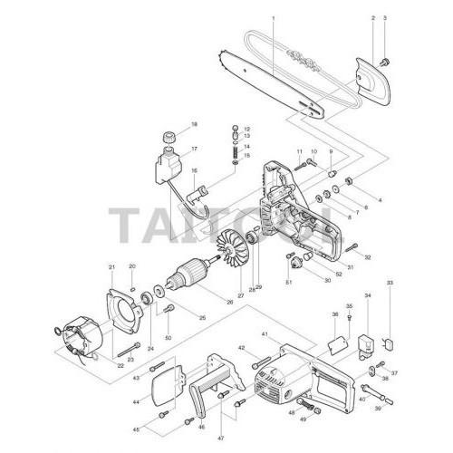MAKITA 5012B 鏈鋸機 調整螺絲 M5*25#10#原廠品C6-10#251210-4-細節圖2