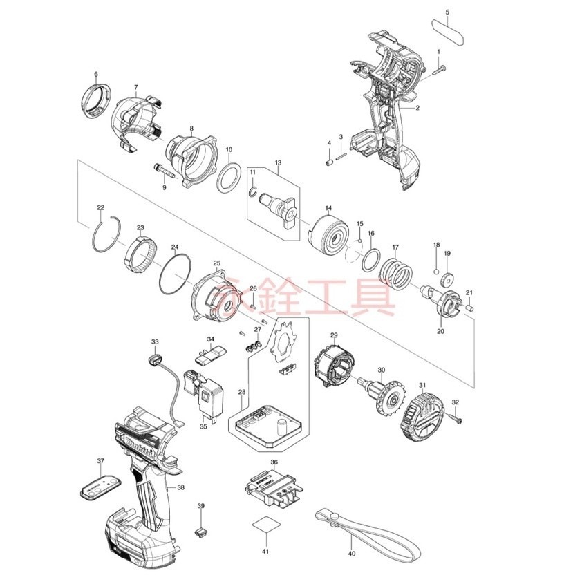 ~永銓工具~MAKITA DTW300 緩衝器#6#A9-8#422584-2#只適用牧田原廠 仿品勿下單-細節圖3