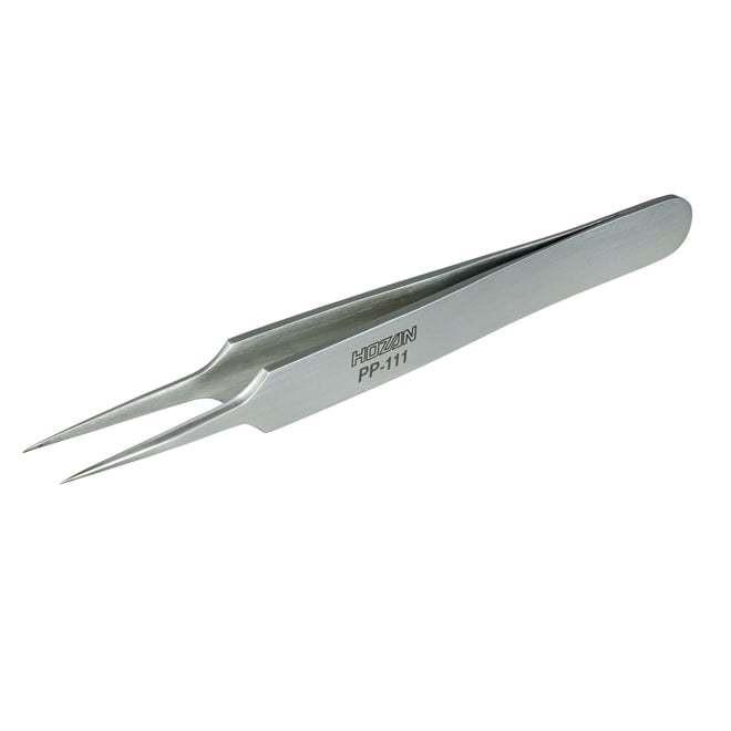 ~永銓工具~寶山 HOZAN PP-111 精密型 直頭不鏽鋼鑷子 (尖端:0.3mm) #原廠現貨#J2-3-細節圖2