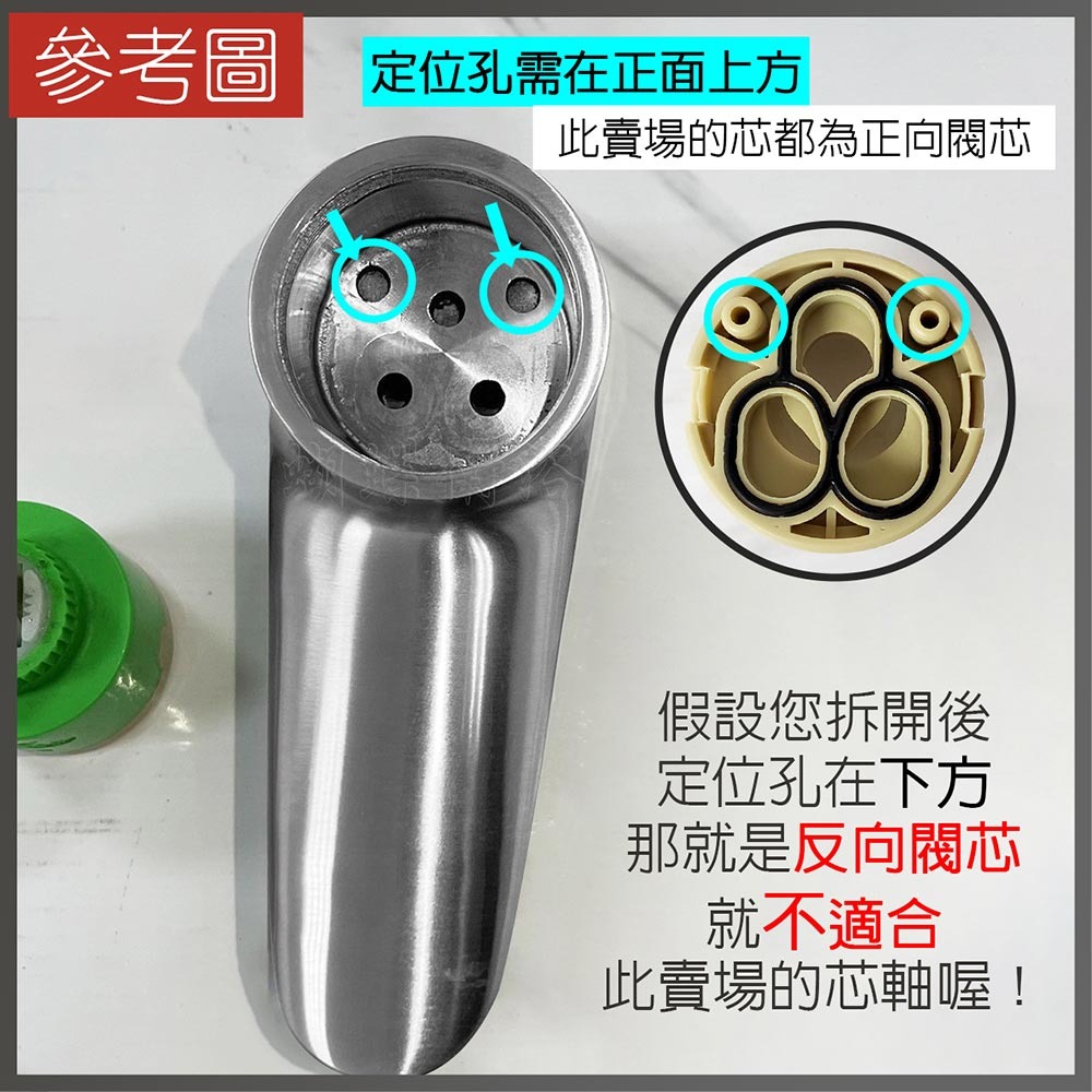 蝴蝶衛浴~【台製 陶瓷閥芯綜合賣場】出水控制閥.冷熱陶瓷芯軸.HY翰優.PJ沛玖.水龍頭心臟-細節圖5