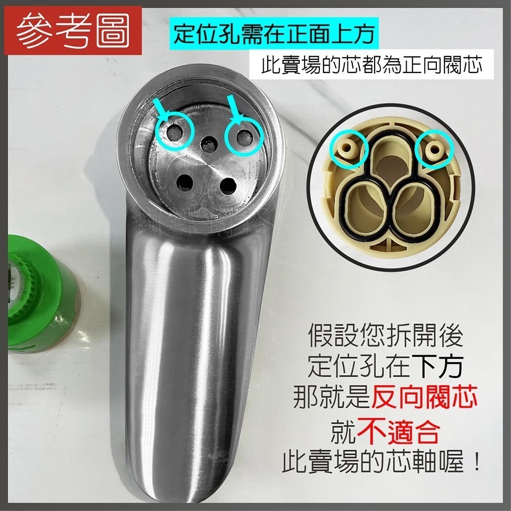 蝴蝶衛浴~【台製 陶瓷閥芯綜合賣場】出水控制閥.冷熱陶瓷芯軸.HY翰優.PJ沛玖.水龍頭心臟-細節圖5