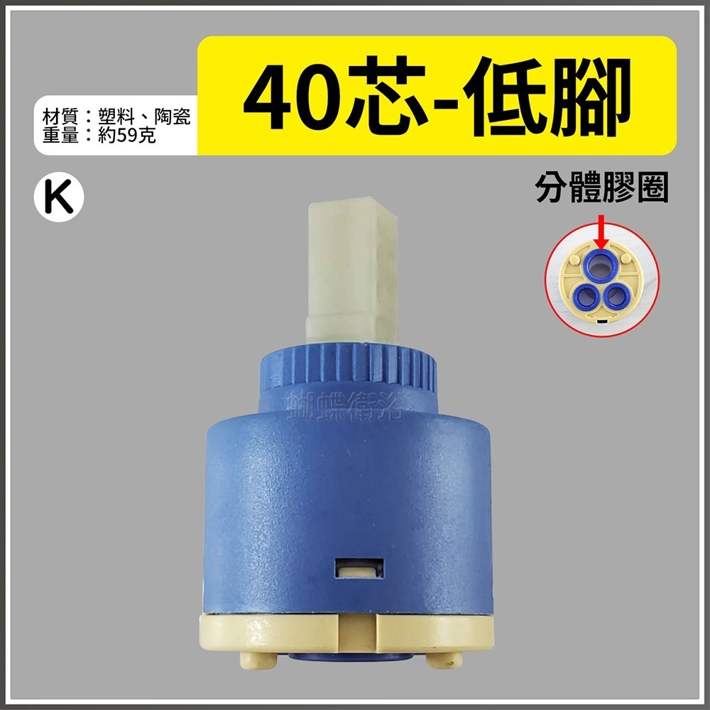 蝴蝶衛浴~【台製 陶瓷閥芯綜合賣場】出水控制閥.冷熱陶瓷芯軸.HY翰優.PJ沛玖.水龍頭心臟-規格圖5