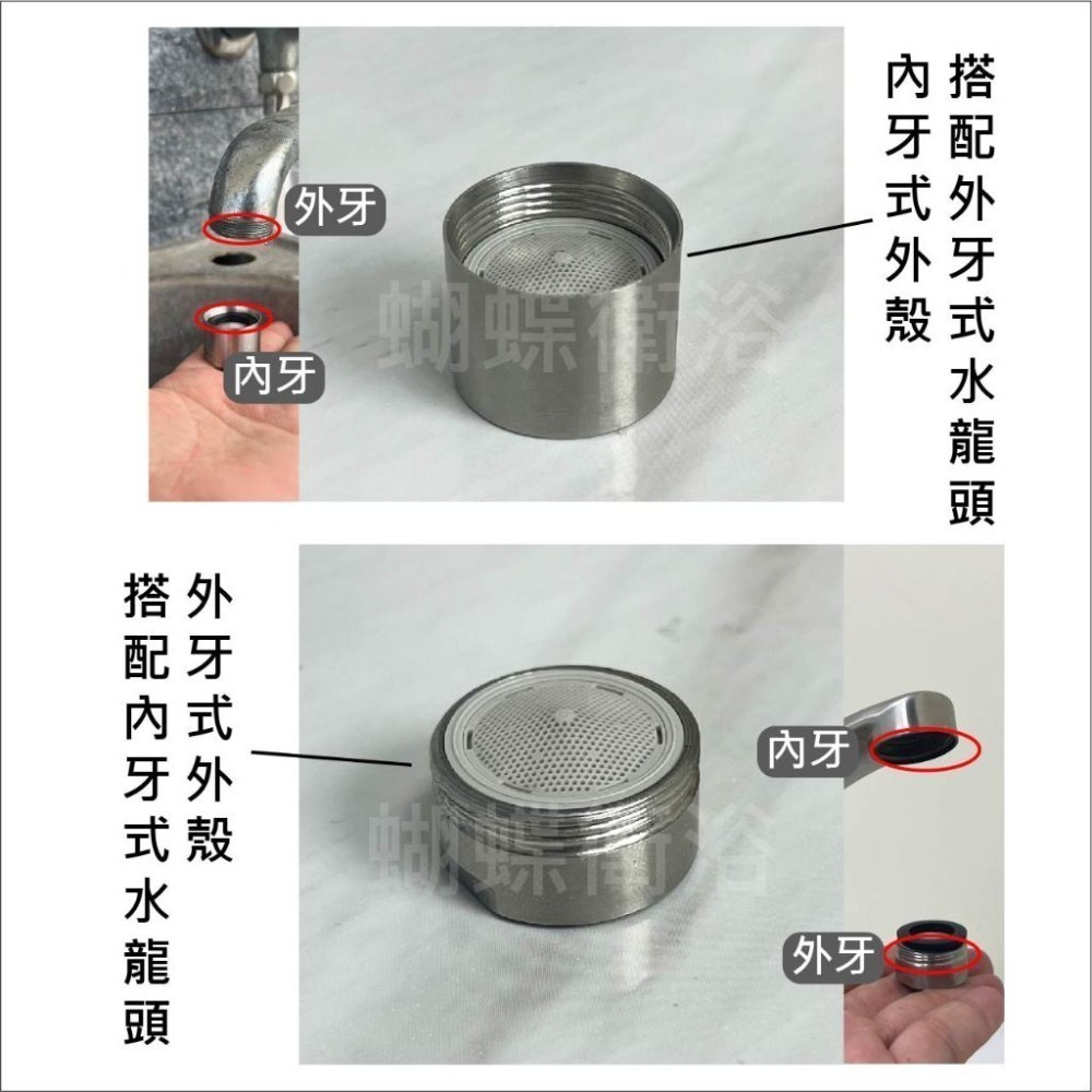 蝴蝶衛浴~【NEOPERL瑞士起泡器】NEOPERL.瑞士起泡器.出水口.節流出水口.大流量起泡頭.304外殼-細節圖4