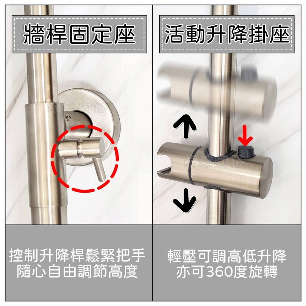 蝴蝶衛浴~304不鏽鋼【頂噴花灑組】加裝花灑.外加頂噴.淋浴花灑水龍頭組-細節圖9
