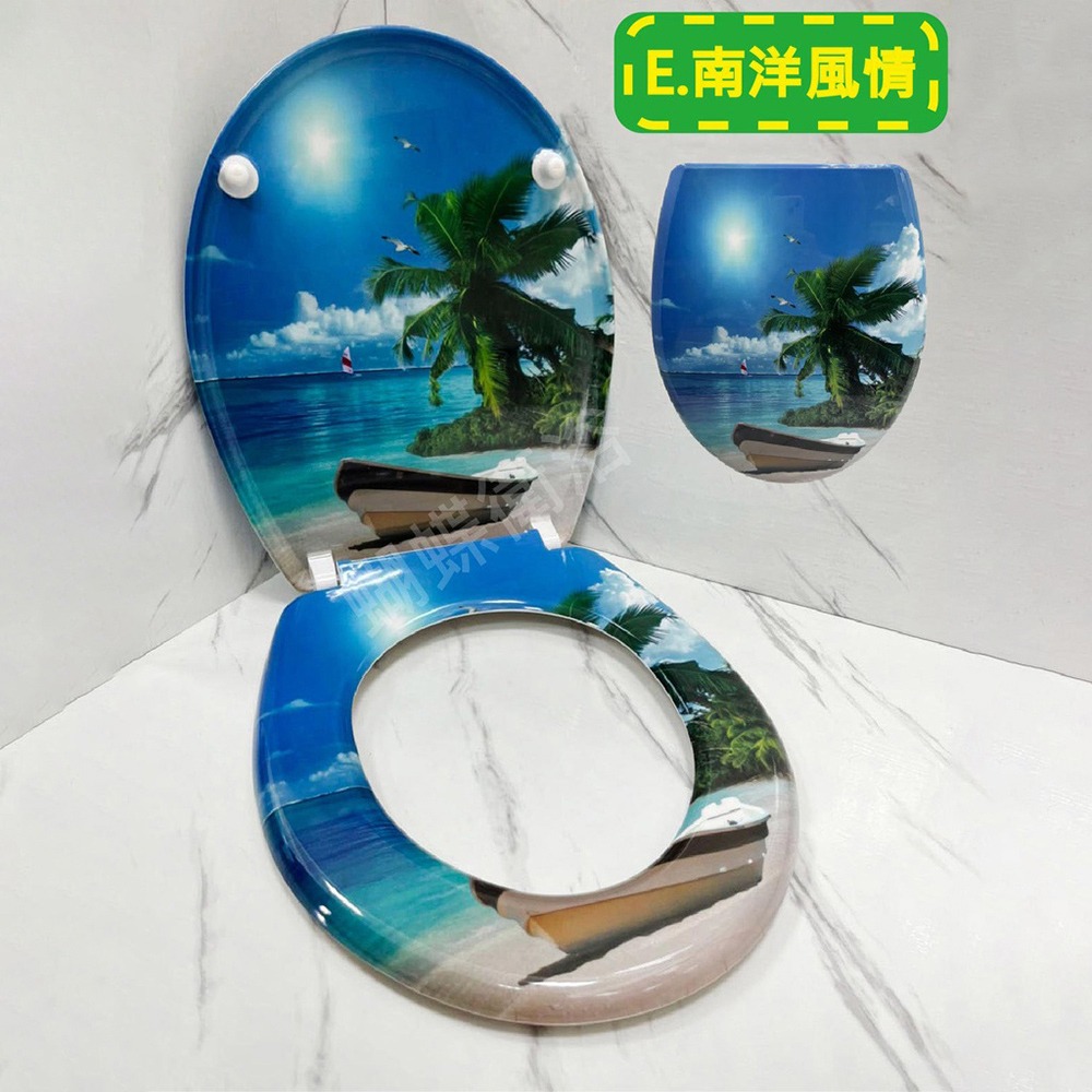 蝴蝶衛浴~【緩降設計 藝術時尚馬桶蓋】[加長]通用一般型馬桶蓋.加長馬桶蓋.長馬桶蓋.仿瓷時尚藝術馬桶蓋-規格圖7