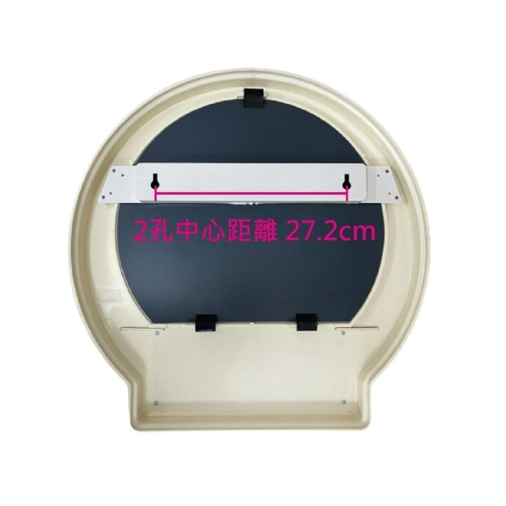 蝴蝶衛浴~【台灣製造 一體成型 半圓鏡】浴室鏡子.廁所鏡子.化妝鏡.衛浴鏡子.壁掛化妝鏡.壁掛鏡子.塑膠鏡子.鏡子平台-細節圖3