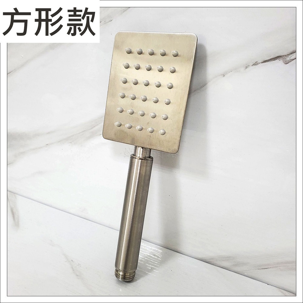 蝴蝶衛浴~【304不鏽鋼蓮蓬頭 圓形款／方形款】304蓮蓬頭.手持花灑.淋浴把手.洗澡噴頭-規格圖7