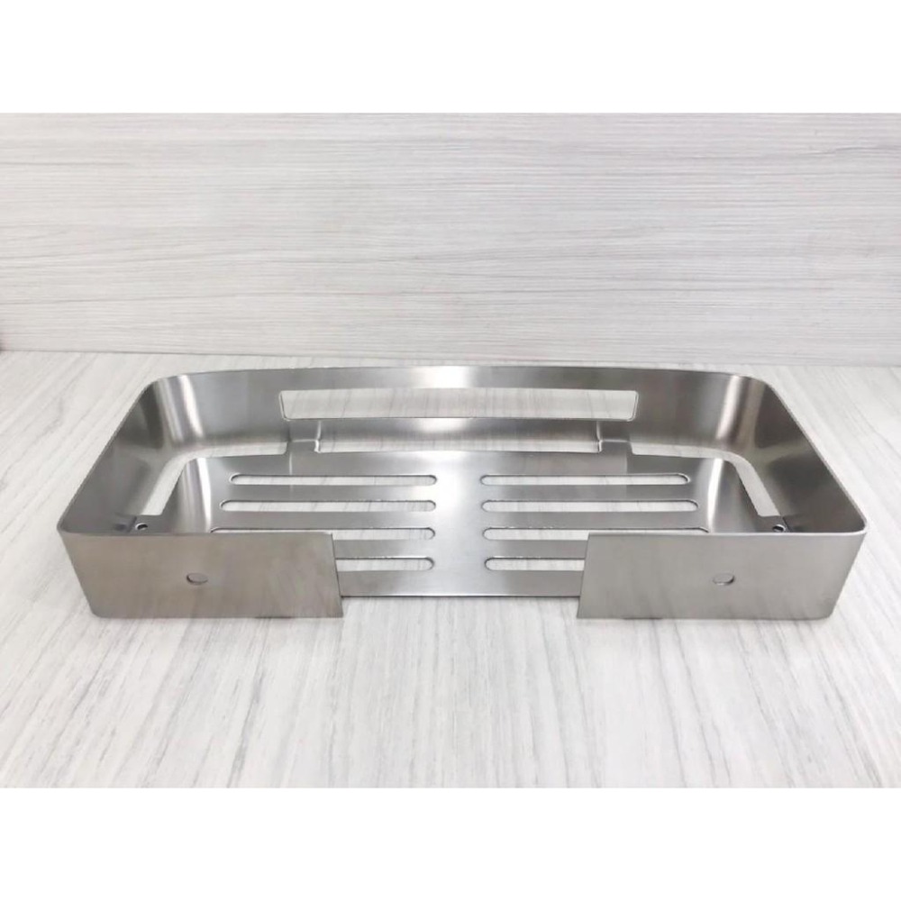 蝴蝶衛浴~【置物架】【置物好幫手 鏤空通風設計】單層置物架.白鐵置物架.304不鏽鋼置物架.不銹鋼收納架.浴室置物架-細節圖7