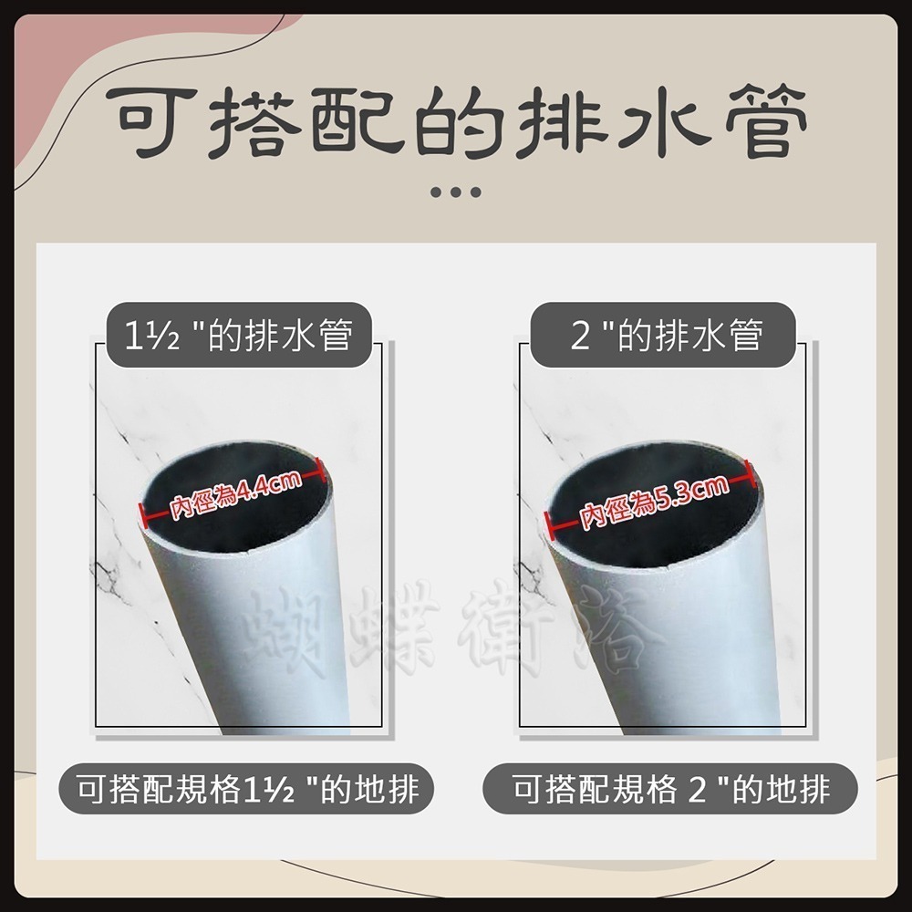 蝴蝶衛浴~【阿水師 10x10cm 兩用排水地排】台灣製造.洗衣機排水管用落水頭.地板排水.地排.落水頭-細節圖6
