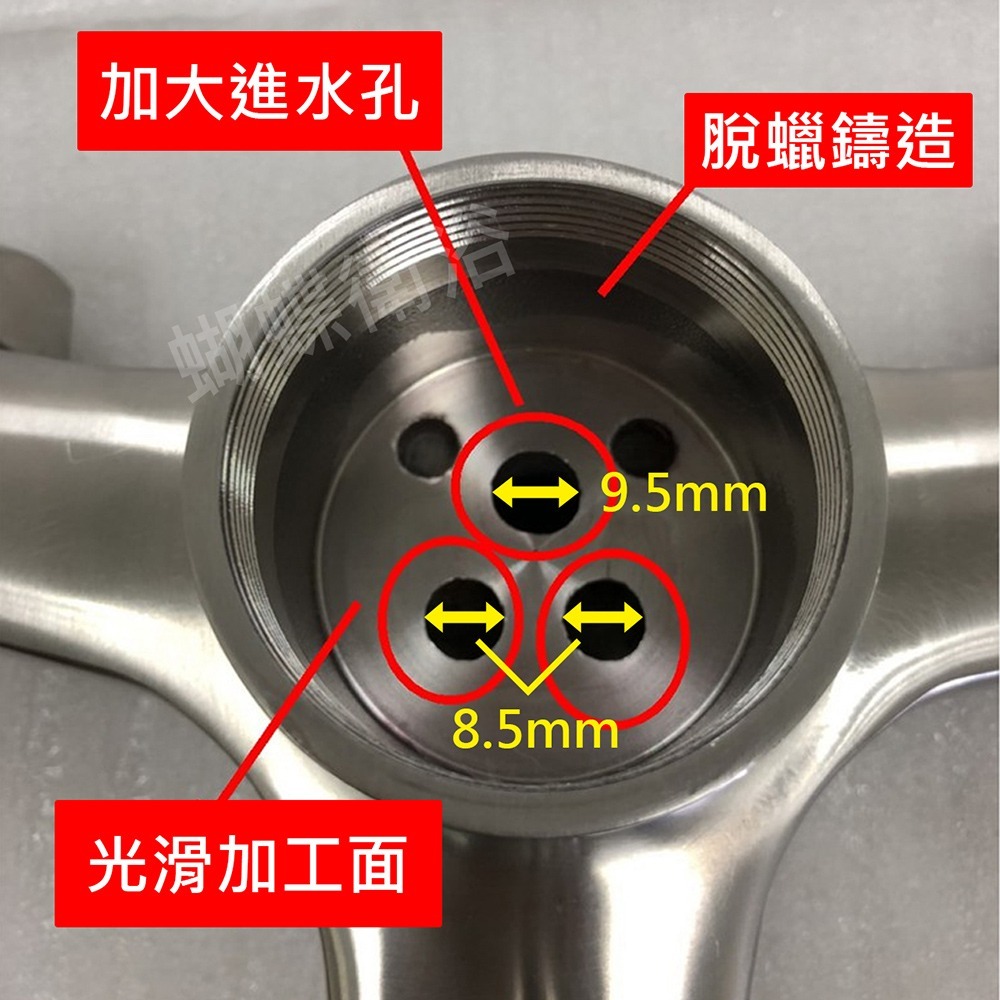 蝴蝶衛浴~304不鏽鋼【沐浴龍頭(旋轉分水)】正47芯.超大流量.提升水量.沐浴水龍頭.三年保固-細節圖7