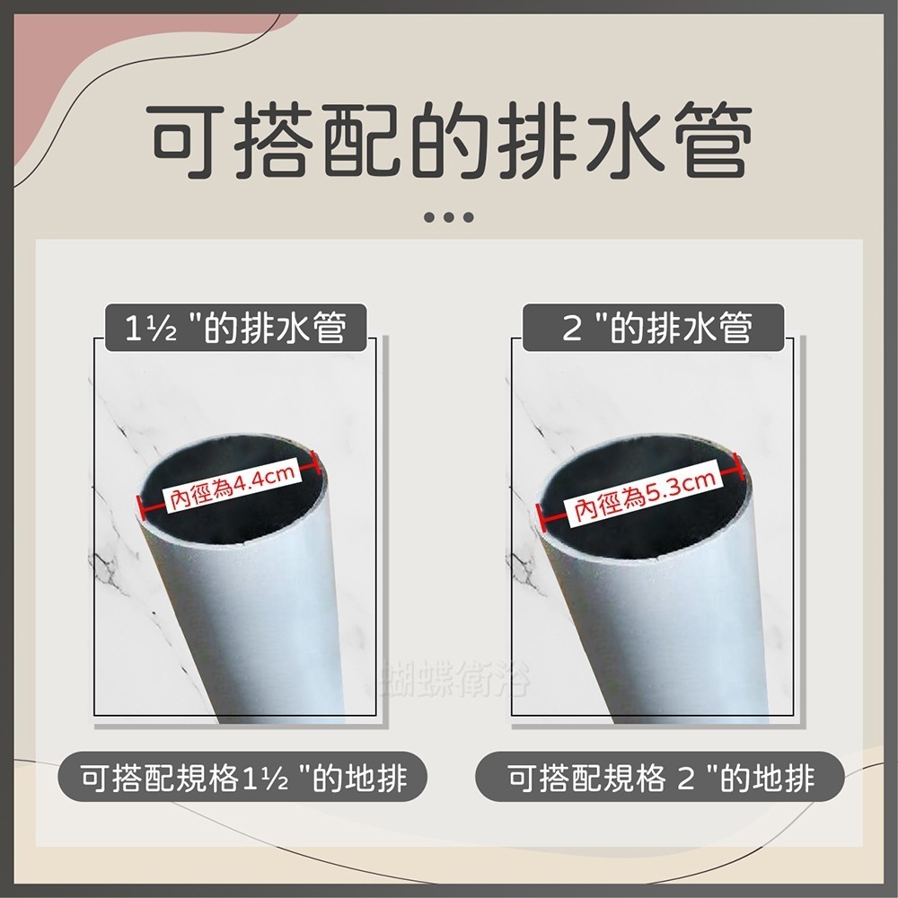 蝴蝶衛浴~304不鏽鋼【阿木師 9X9cm地排】台灣製造.不鏽鋼.ABS塑鋼水門.ST水門.1.5吋.2吋排水孔-細節圖7