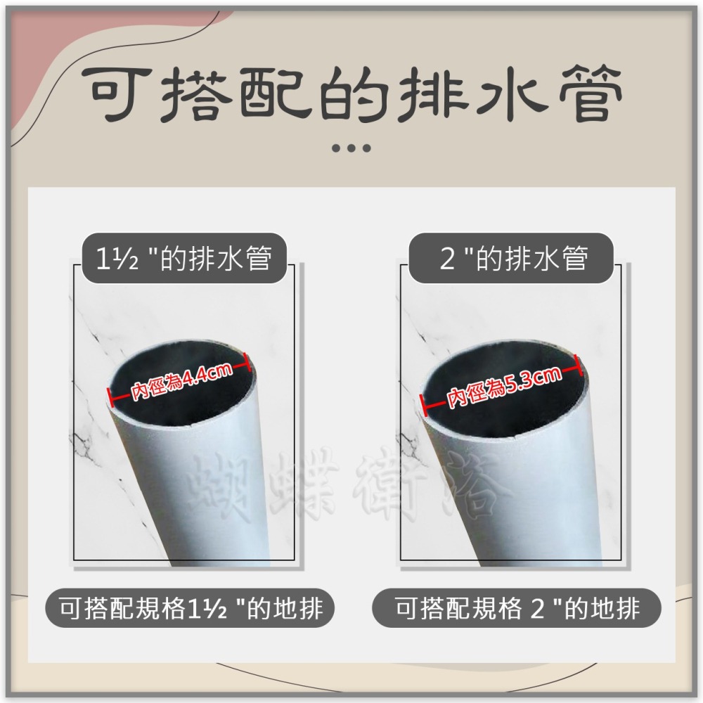 蝴蝶衛浴~【阿木師 10X10CM地排】不鏽鋼地板落水頭.ABS塑鋼水門.ST水門.防蟲防臭.台製-細節圖8