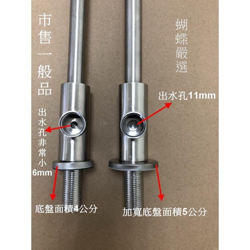 蝴蝶衛浴~304不鏽鋼【廚房立式水龍頭】LF無鉛認證.單冷水-細節圖4