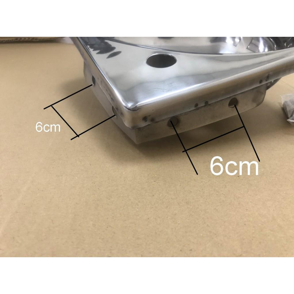 蝴蝶衛浴~【台製ST面盆】不銹鋼轉角面盆(小)ST面盆角落用.單冷立栓盆.單冷水面盆.立栓孔盆.-細節圖3