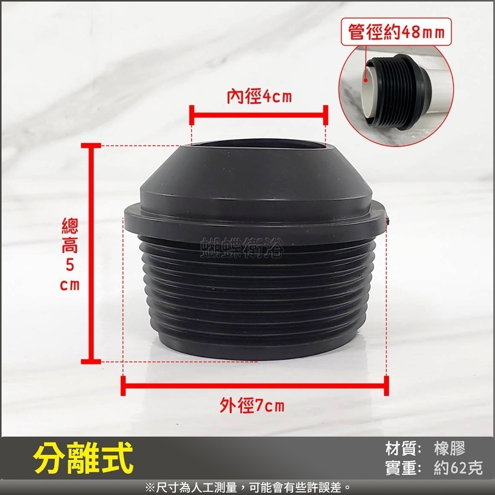 蝴蝶衛浴~【馬桶水箱止水皮】台灣製造.分離式水箱.噴射式水箱.阿匹克.橡皮塞-細節圖2