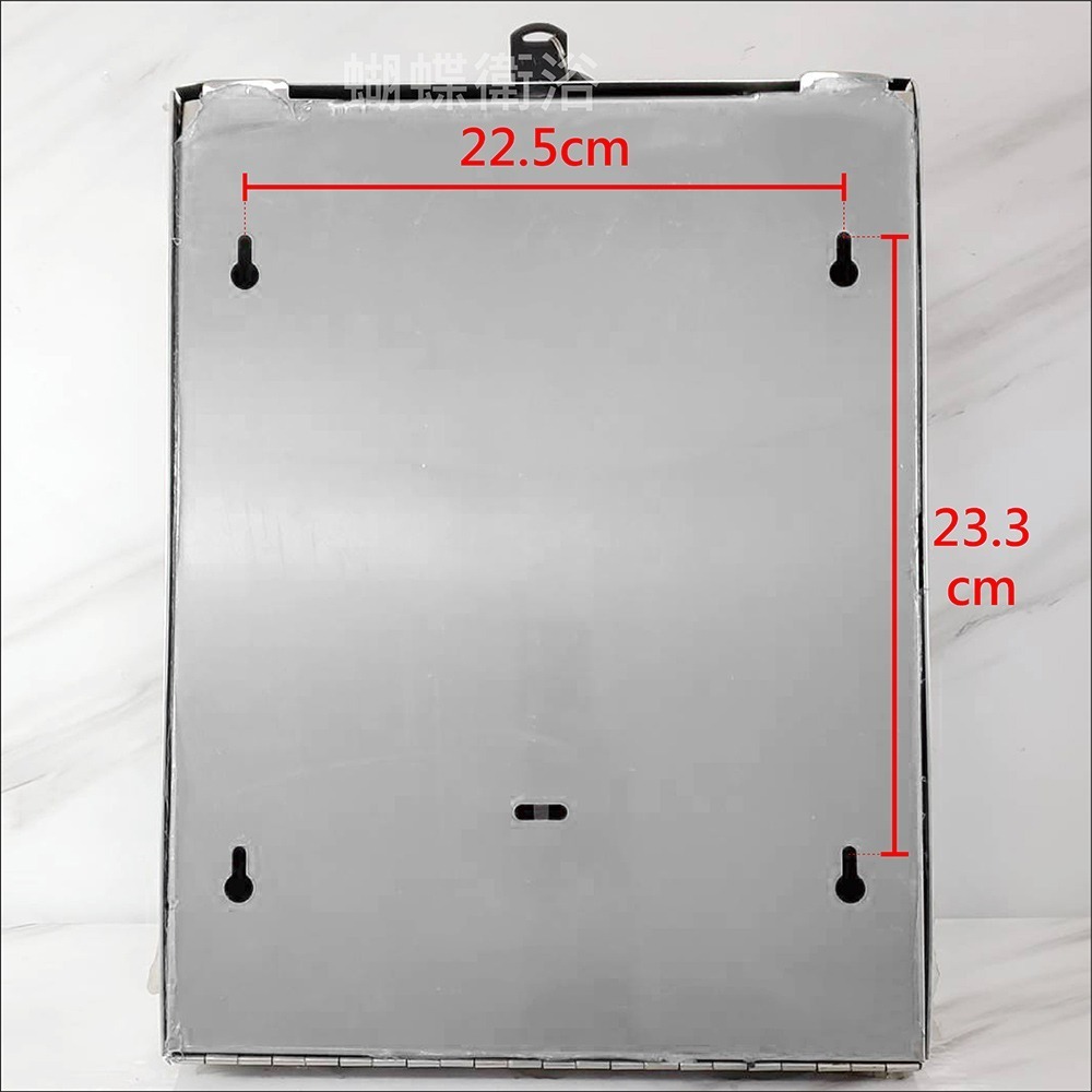 蝴蝶衛浴~【304擦手紙盒】不鏽鋼.擦手巾.附鑰匙.大容量-細節圖3