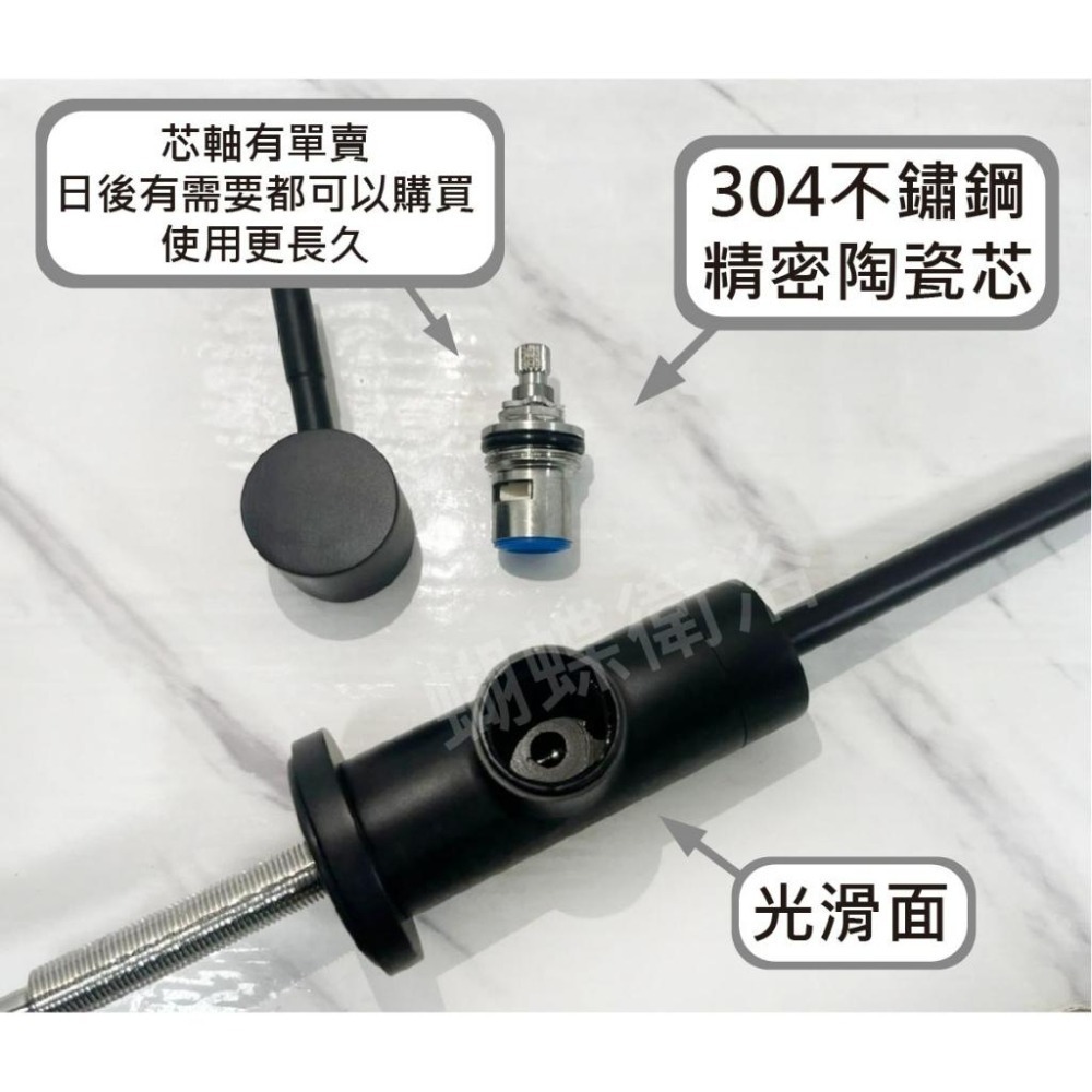 蝴蝶衛浴~304不鏽鋼【霧黑 RO淨水龍頭】LF無鉛認證-細節圖5
