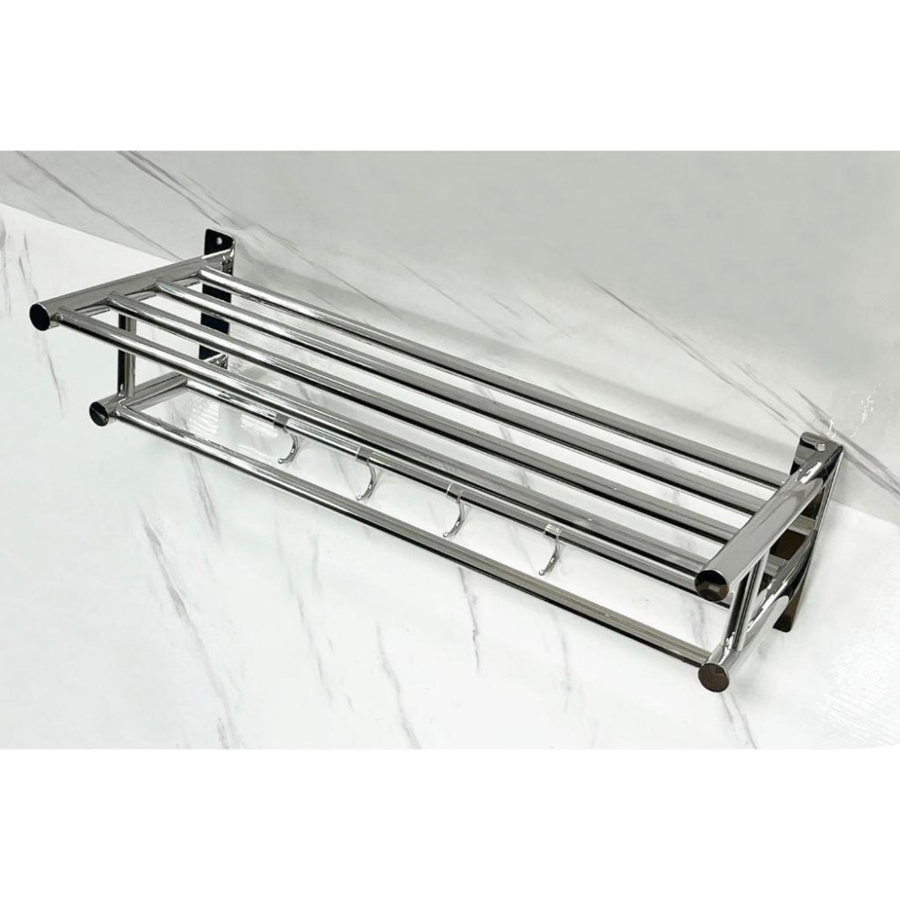 蝴蝶衛浴~304不鏽鋼【免鑽孔毛巾架】放衣架.毛巾架.置衣架.收納架.浴室層架.不鏽鋼層架-細節圖6