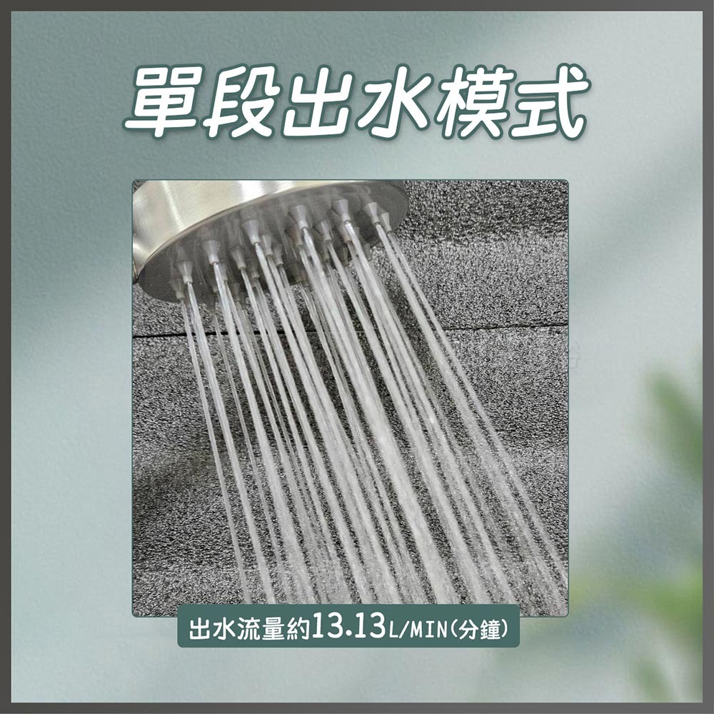 蝴蝶衛浴~304不鏽鋼【單段出水蓮蓬頭】圓形款-細節圖6