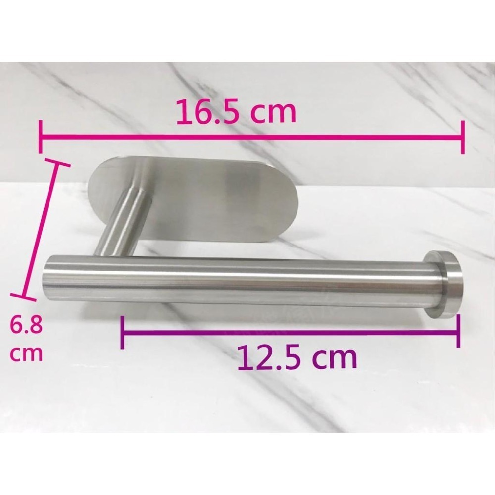 蝴蝶衛浴~304不鏽鋼【滾筒式紙巾架】捲筒式衛生紙架.廁所衛生紙架.衛生紙卷架.免釘牆好安裝-細節圖2