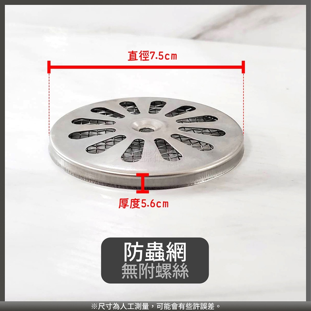 蝴蝶衛浴~【專利 地板上蓋7.5CM】地板落水頭-細節圖3