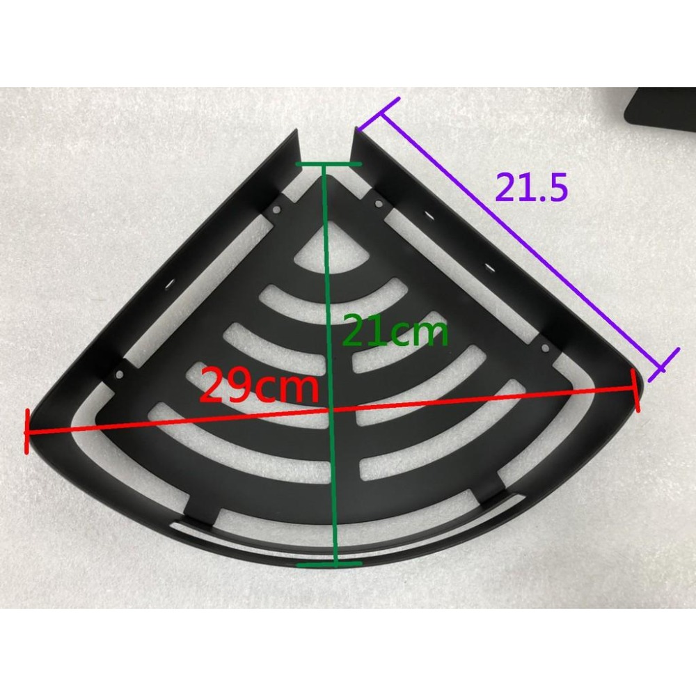 蝴蝶衛浴~【304不鏽鋼霧黑】304霧黑單層轉角架~黑奢華風格.-細節圖5
