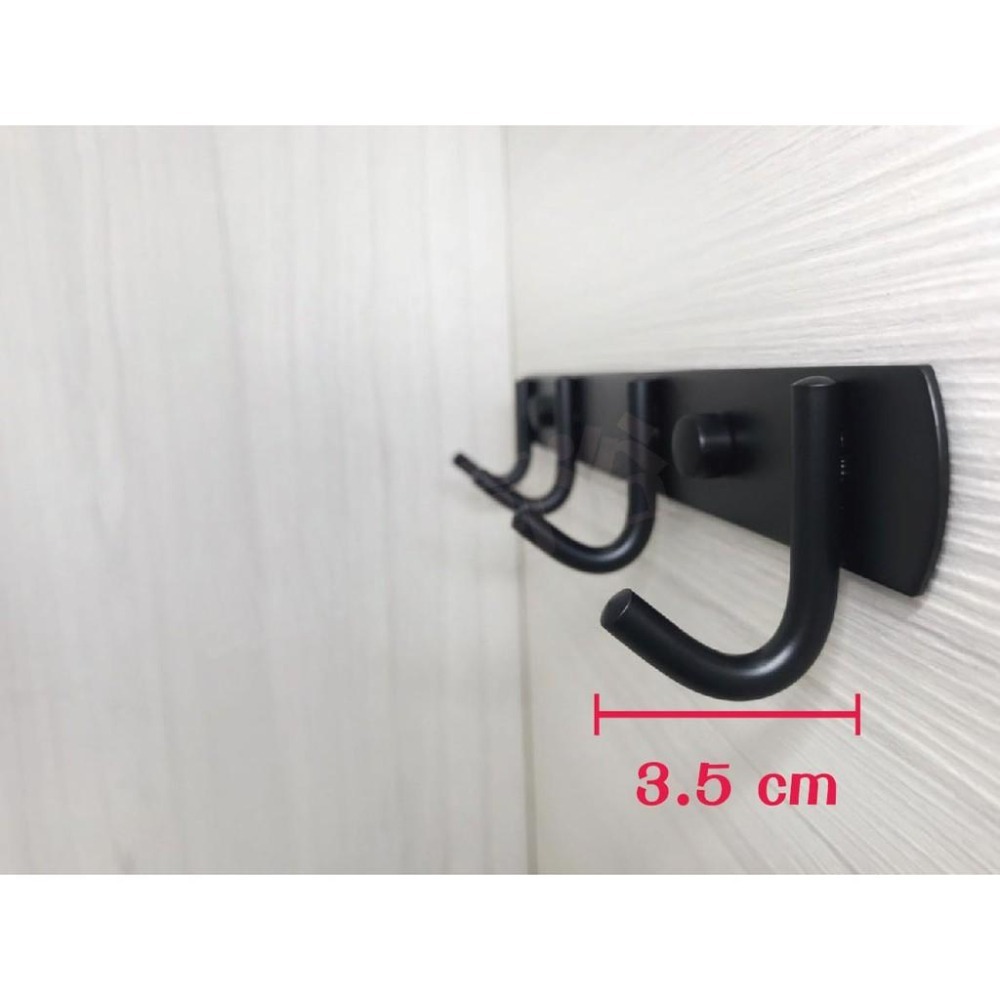 蝴蝶衛浴~【304不鏽鋼霧黑】㊣304不鏽鋼衣勾.霧黑.消光黑.毛巾勾.吊勾.外套勾.掛勾-細節圖3