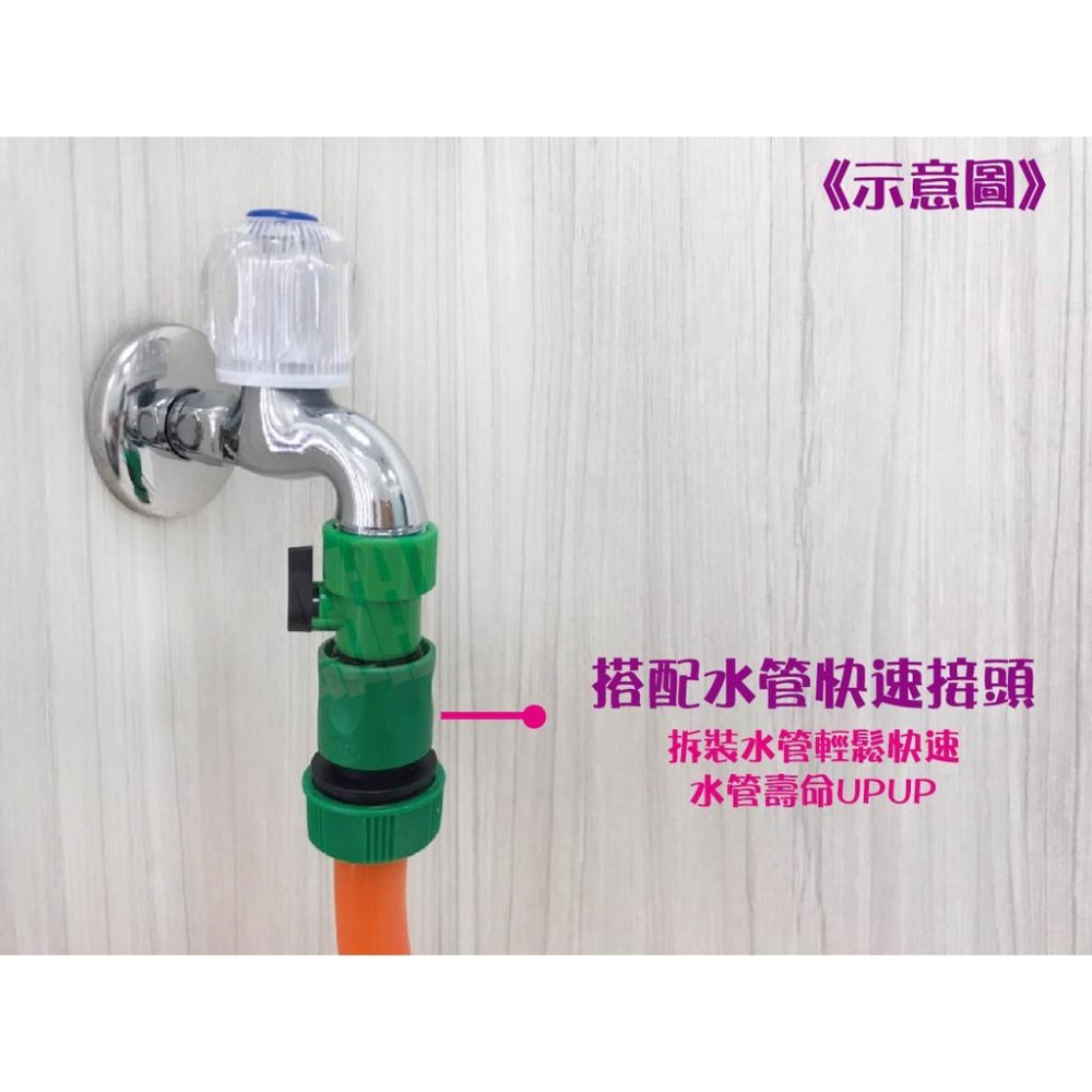 蝴蝶衛浴~台灣製.6轉4分附開關奶嘴接頭.水管接頭.塑料快速接頭.水龍頭接頭.快速接頭.奶嘴-細節圖7