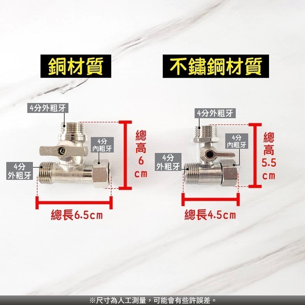 蝴蝶衛浴~【活動三通附開關1/2】4分可調三通.開關式活動三通.排水閥.排汙閥.T 型閥.三通閥-細節圖2