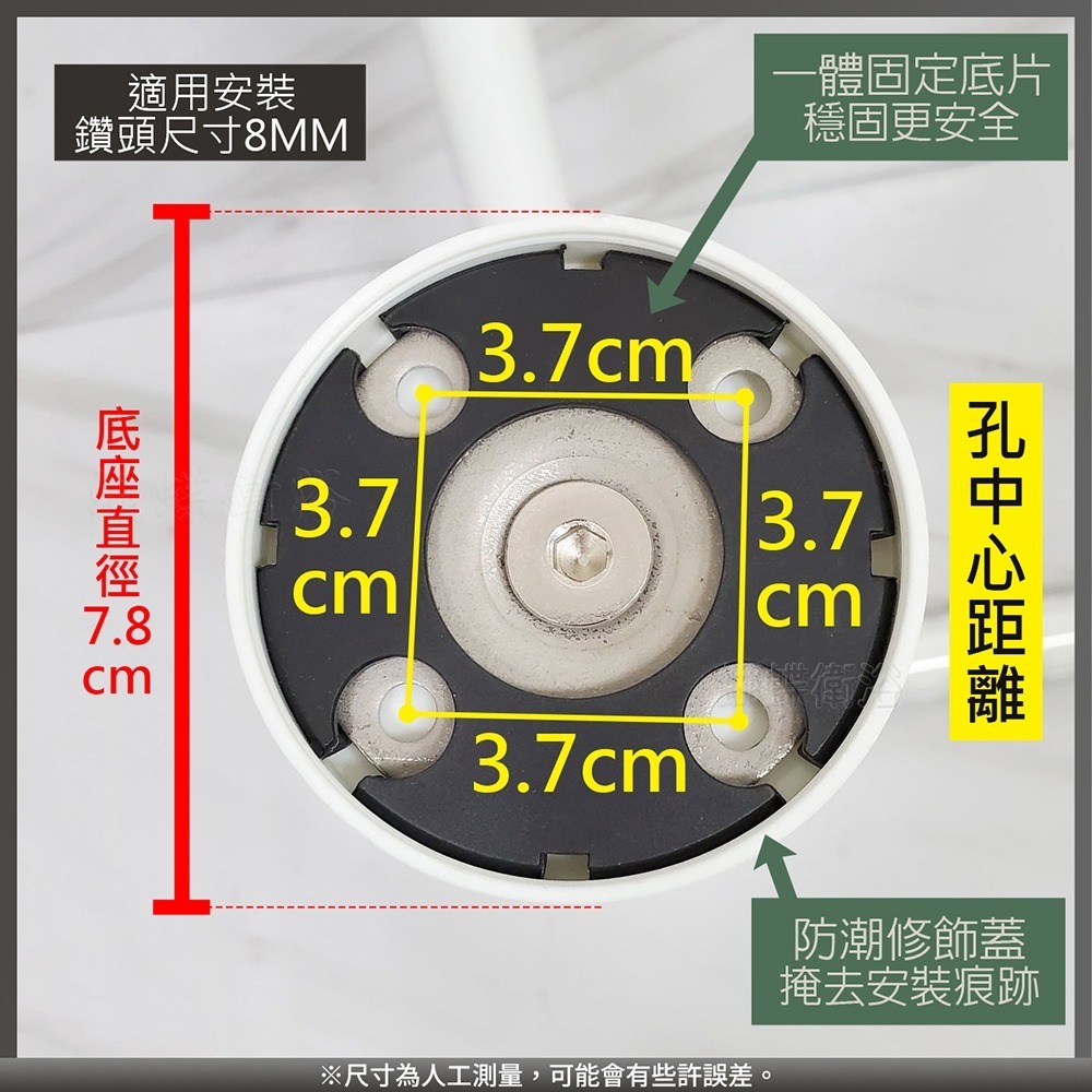蝴蝶衛浴~【抗菌 面盆型扶手】夜光+抗菌防滑設計.通過SGS抗菌測試.安全扶手-細節圖4
