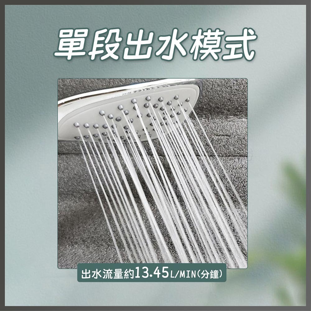 蝴蝶衛浴~【單段出水蓮蓬頭】大出水量.質感電鍍表面-細節圖6