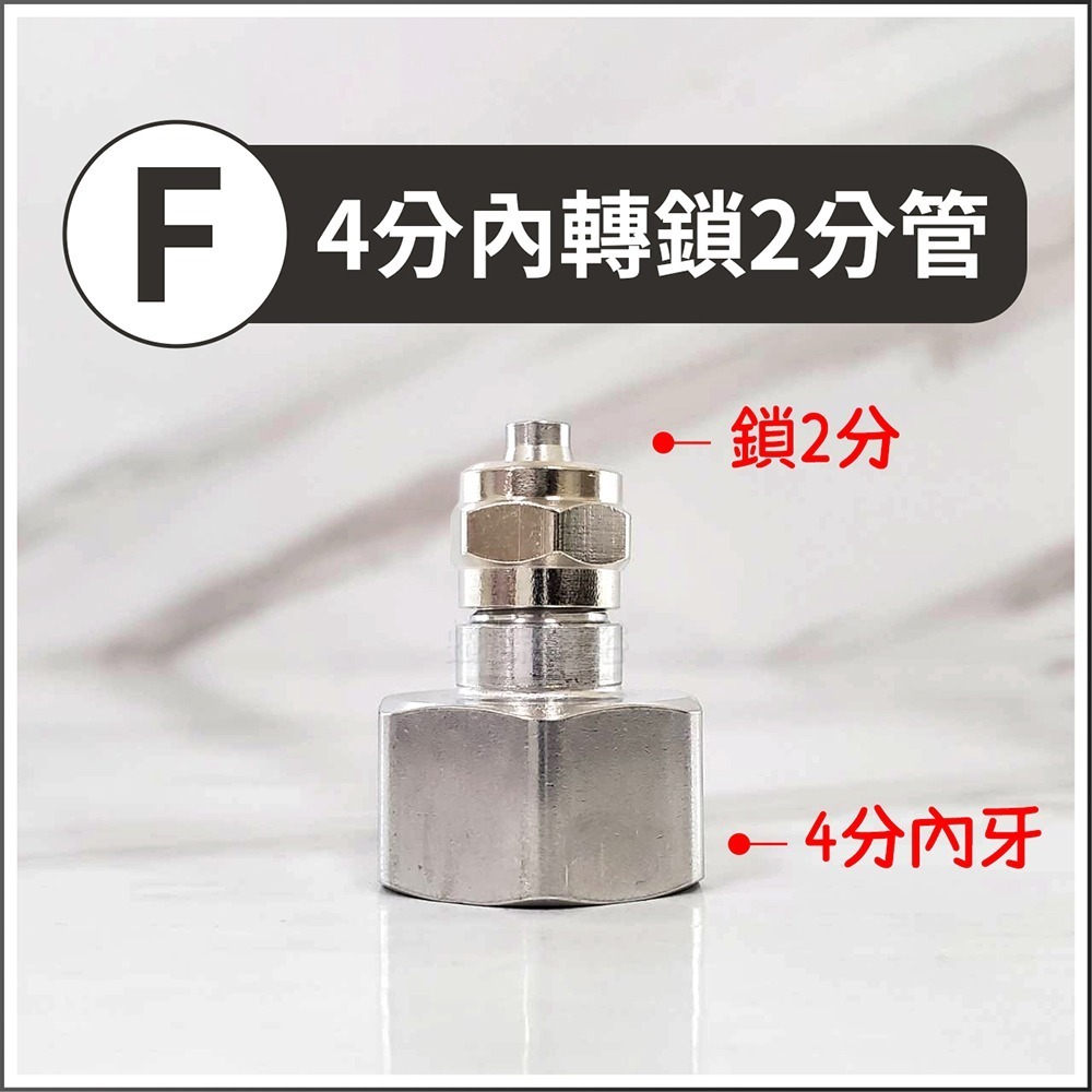 蝴蝶衛浴~304不鏽鋼【各式RO快接頭】RO管轉接頭.RO接頭-規格圖2