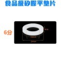 【瑞禾津】食品級矽膠平墊片 水龍頭墊片 快速接頭墊片 轉接頭墊片 2分 4分 6分 1吋-規格圖1
