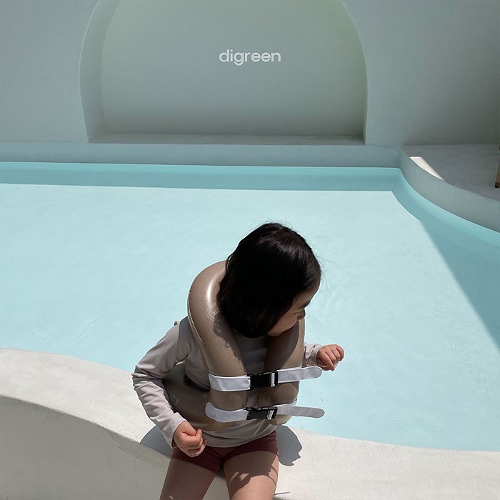 河馬嘟嘟#韓國童裝代購#大地色游泳圈(現貨)-細節圖6