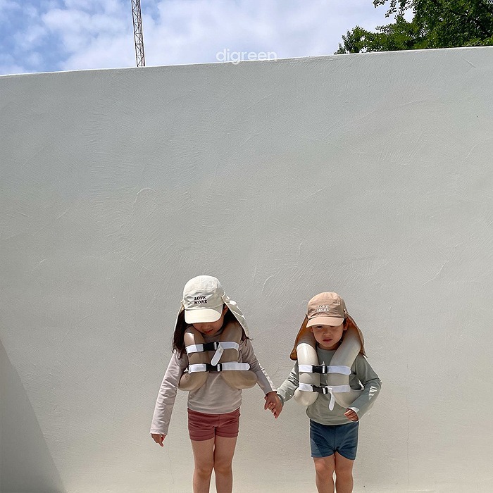 河馬嘟嘟#韓國童裝代購#大地色游泳圈(現貨)-細節圖9