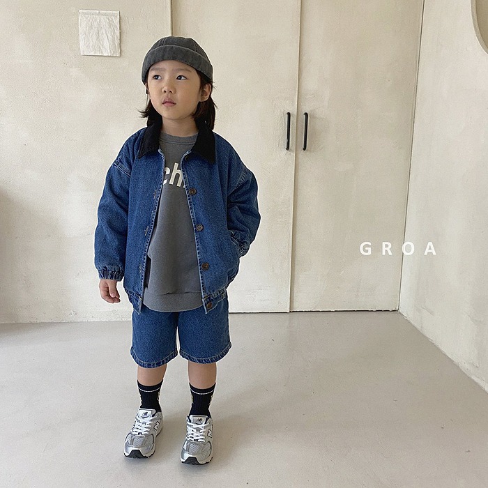 河馬嘟嘟#韓國童裝#GROA家牛仔短褲(現貨)-細節圖10