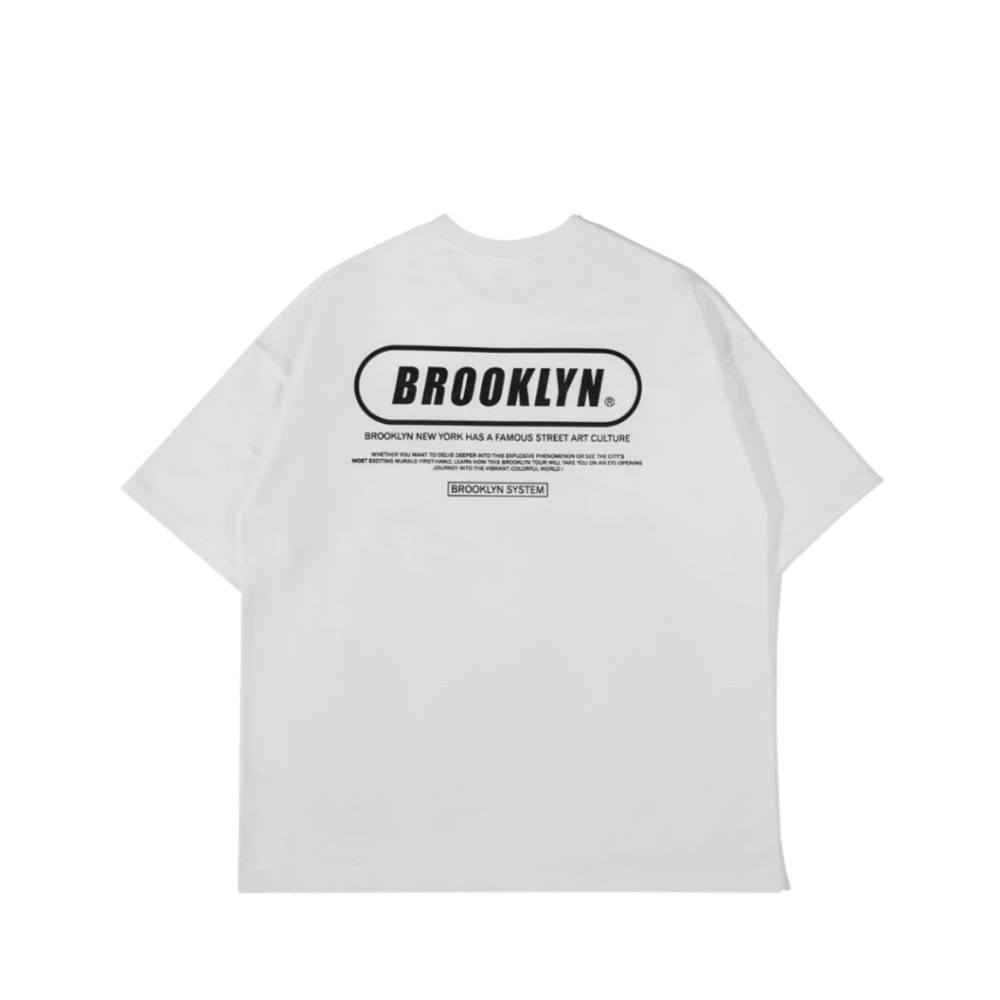 經典布魯克林BROOKLYN  短T 細絨布-細節圖5