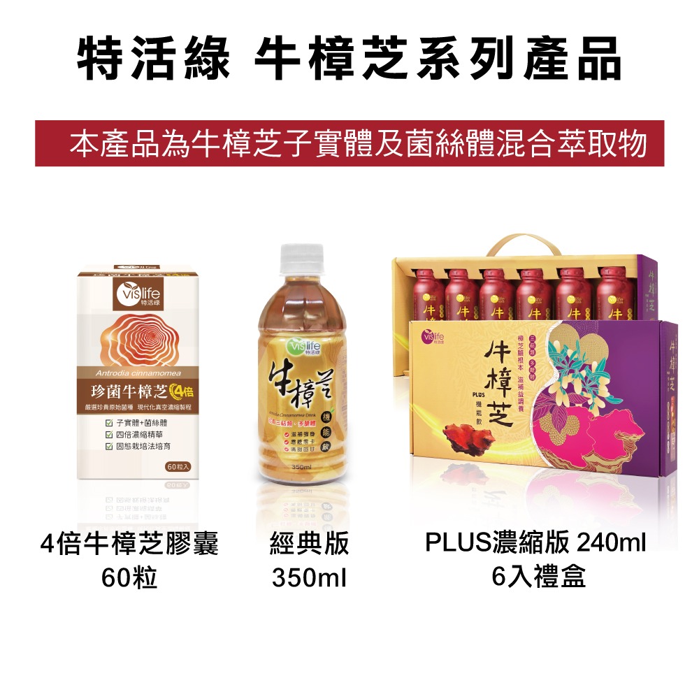 官方直營【特活綠】牛樟芝機能飲350ml （24瓶/箱） 退火飲料 台灣紅寶石 順口好喝 日常保健飲品 刺五加 山伏茸-細節圖10