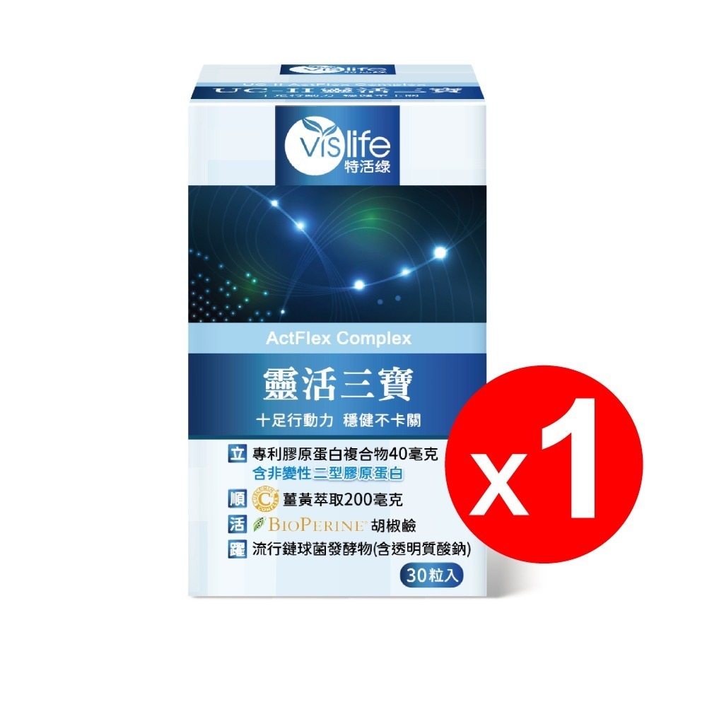 ⚡靈活三寶UC2 30粒/瓶【🔥粉絲回饋價】薑黃素｜MSM｜葡萄糖胺  ➠靈活不卡關 ➠正品UCII【特活綠官方直營】-規格圖11